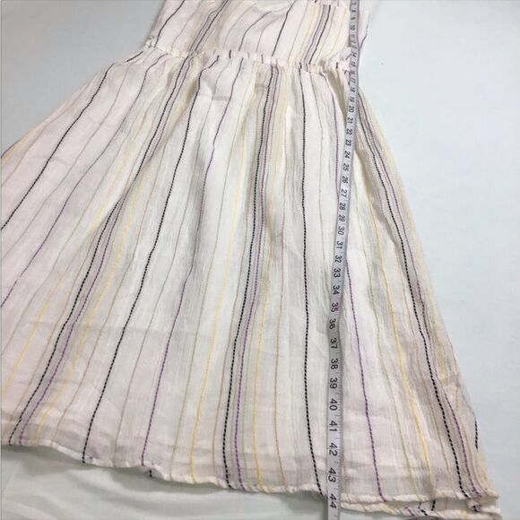 MICHAEL STARS BEACH STRIPE MIDI DRESS SIZE LARGE - Picture 6 of 10